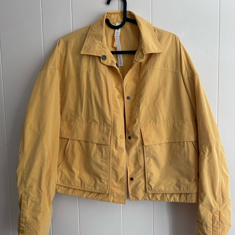 lululemon athletica Mustard Yellow Utility Jacket